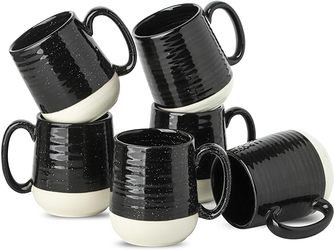 Hasense Coffee Mugs Ceramic, 15 oz Large Coffee Cups by Hasense