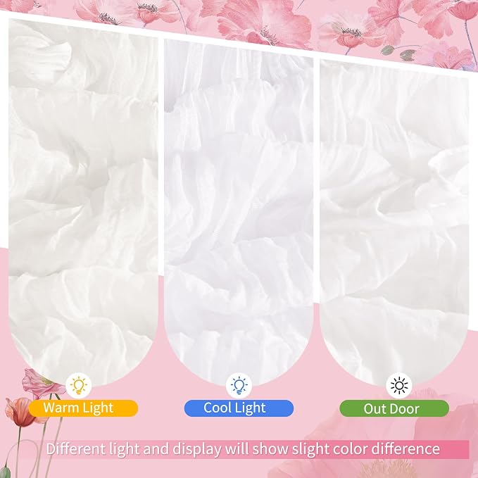 Showgeous 30 Pack White Cheesecloth Table Runner, 17 x 108 Inches | Boho - Image 7