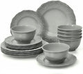 TP 18-Piece Dinnerware Set, Melamine Dishes Set by TastePrime