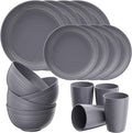 Quatish 16 Piece Plates and Bowls Sets by Quatish