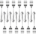 New Star Foodservice Rose Pattern 18/0 Stainless Steel Salad Fork, Commercial by NewStarFoodservice
