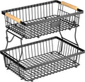 2 Tier Fruit Basket for Kitchen Counter by Unknown
