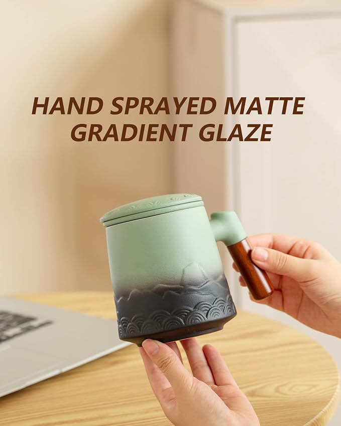 ZENS Tea Mug with Infuser and Lid - Image 6