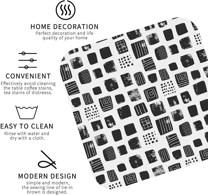 Minimal Abstract Shapes Print Coasters - Image 3