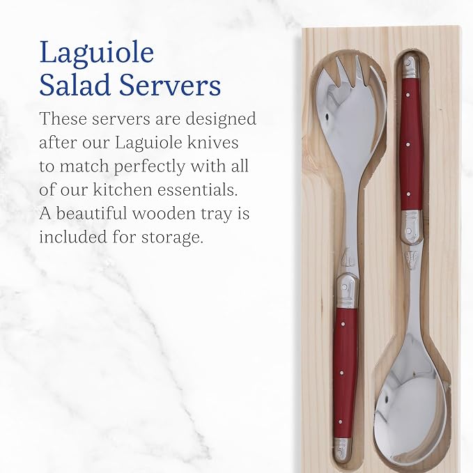 Jean Dubost Salad Servers - Image 2