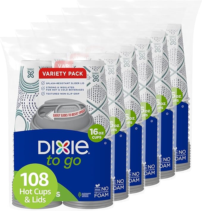 Dixie To Go Paper Coffee Cups by Unknown