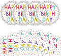 40 Pcs Happy Birthday Plates And Napkins, Party Supplies, Serves 20 | by KFJBPB