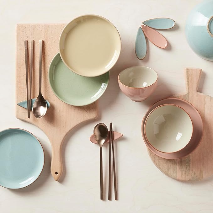 Denby - Heritage Orchard Medium Plate - 8.25in Apple Green Scratch & Chip Resistant Dinner, Lunch, Salad Plate For Everyday Use - Ceramic Stoneware Tableware Dish - Dishwasher & Microwave Safe