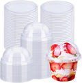 Alaeseje 50 Pack 8 oz Clear Plastic Cups by Alaeseje