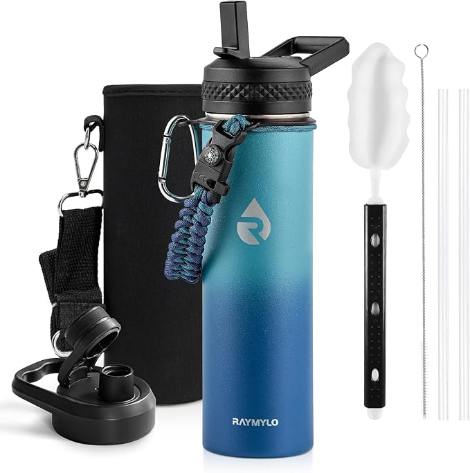 RAYMYLO Insulated Water Bottle 20 oz, Triple Wall Vacuum Stainless Steel | by RAYMYLO