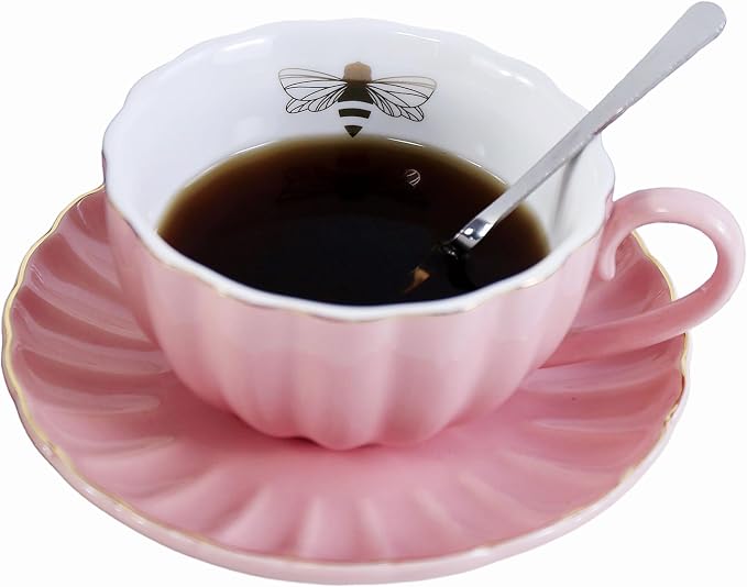 Ceramic Cup& Saucer Set by Eplze