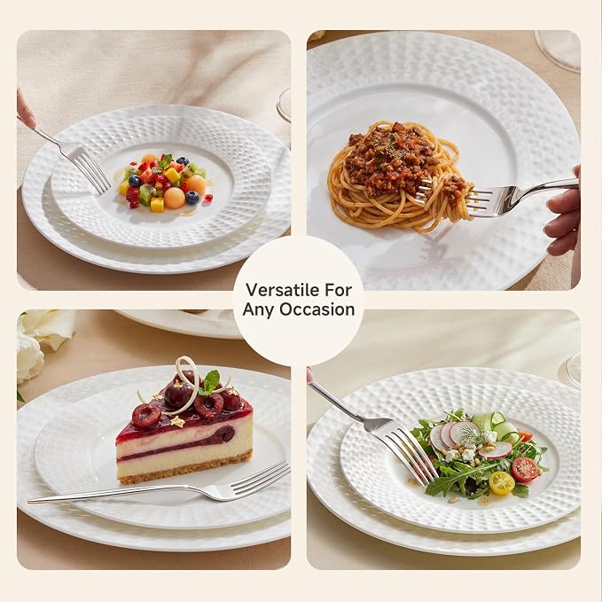 4-Piece Salad Fork Set, 18/10 Stainless Steel Dessert Forks | Mirror Polished - Image 7