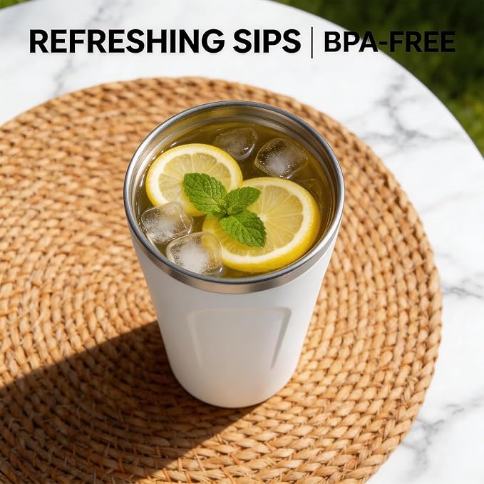 32 oz Insulated Stainless Steel Coffee Tumbler - Image 7