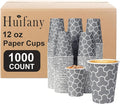 Coffee Cups 12 oz Paper Cups, Disposable Coffee Cups, 12 oz Hot/Cold Cups by Huifany