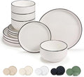 Ceramic Dinnerware Set, 12-Piece Service by VaseVessel