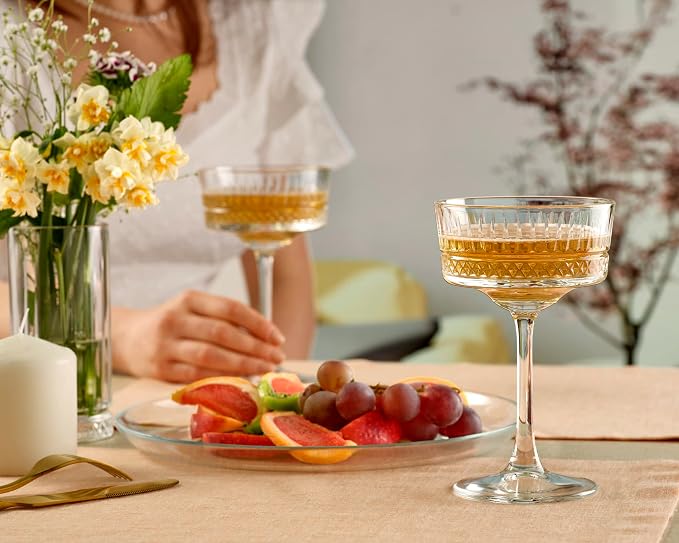 Pasabahce Vintage Coupe Glasses Set Of 4 - Image 6