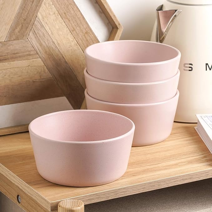 SERVICE FOR 4 - Total of 16 pieces including 8 dinner plates (10”), 4 salad plates (7.5”), 4 bowls (5.75”), and 4 mugs (12 oz), making it the perfect set to service 4 people
