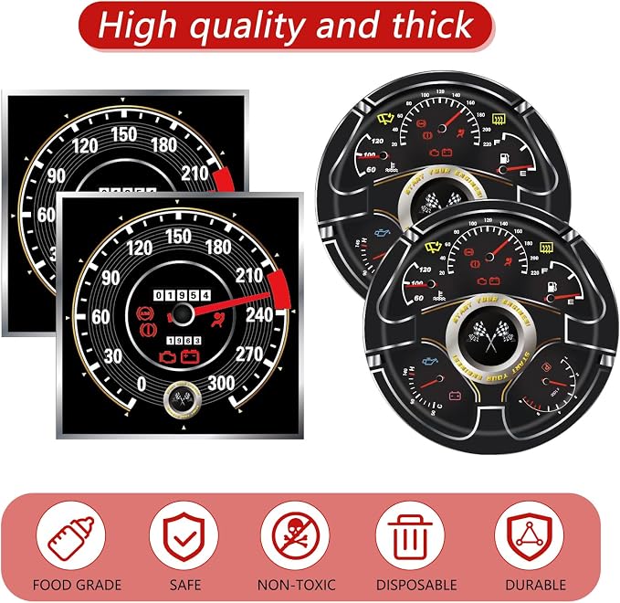 41Pcs Race Car Birthday Party Decorations, Start Your Engines Party Tableware - Image 3