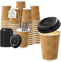 Lamosi 500 Pack 12 oz Disposable Coffee Cups by BuyNow