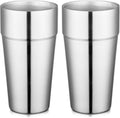 Beasea Stainless Steel Cups 19 oz, 2 Pack Large 18.6oz 550ml Stackable by Beasea