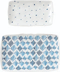 Lenox Blue Bay 2-Piece Nesting Platter Set by Lenox