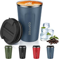 MOMSIV 12oz Travel Coffee Mug, Insulated Coffee Cup by MOMSIV