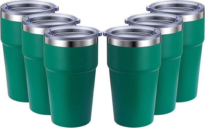 MEWAY 16oz Tumbler Double Wall Vacuum Insulated Travel Mug Bulk, Stainless by MEWAY