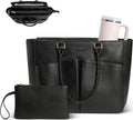 Laptop Tote Bag for Women, Leather Work Tote by Lifeamar