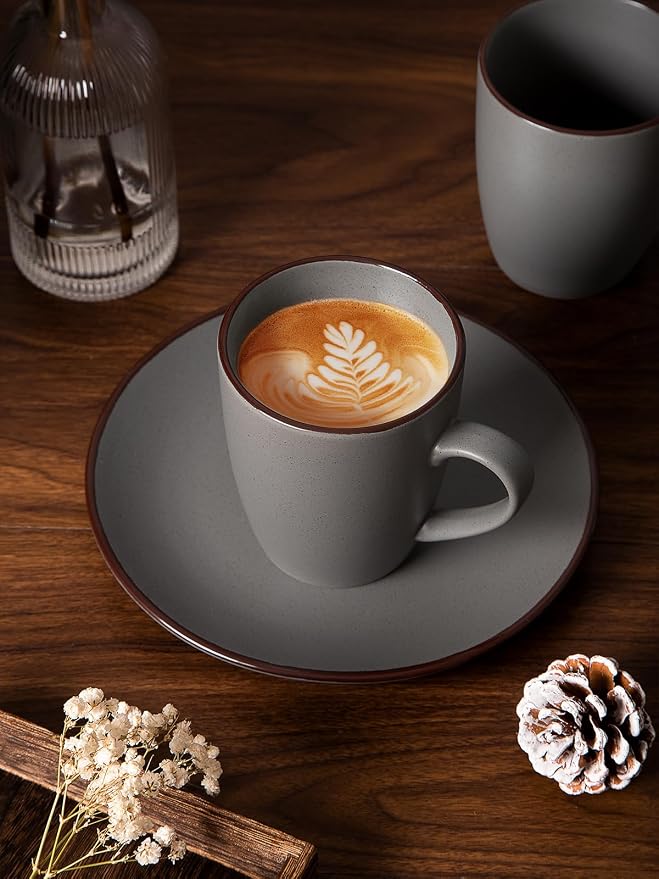 famiware Venus Coffee Mugs Set of 4, 13 oz Ceramic Stoneware Mug Cup Set | - Image 6