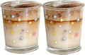 2 Pack 12 OZ Cute Glass Cup Star Drinking Glasses by yaocoral