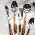 20 Piece Silverware Set Service by IKXOLifeswhispersweresonate