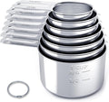 Stainless Steel Measuring Cups Set, Kitchen Gadgets by TILUCKBringsGoodLuck