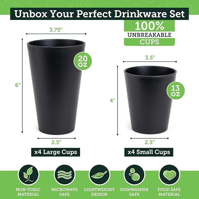 Grow Forward Premium Wheat Straw Cups - Image 3