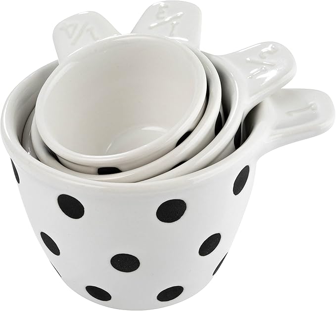 Creative Co-Op Ceramic Measuring Cups by Unknown