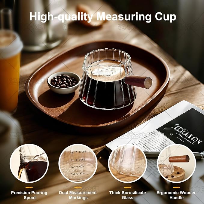 Espresso Measuring Cup, 6 Oz Espresso Shot Glass - Image 3