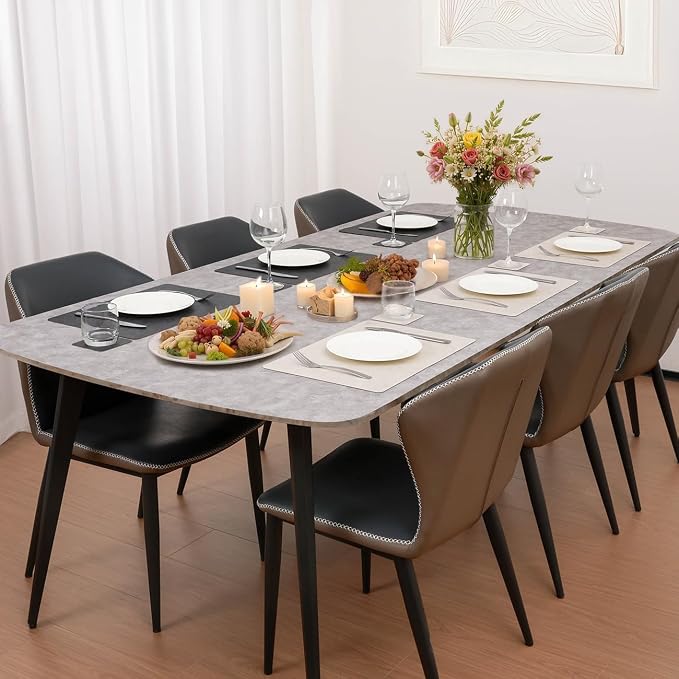 Vinyl Placemats Set of 4, Dual Sided Place Mats - Image 8