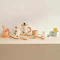 PairPear Wooden Tea Set for Kids, Toys Food Tea Party Set for Toddlers 3-5 | 19 by PairPear