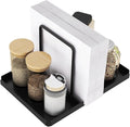 Napkin Holder for Table with Salt and Pepper Shakers Caddy, Standing Paper by Audmore
