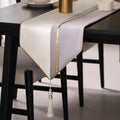 Avigers Table Runner 12 x 78 Inch, Tassels | Faux Silk double-layer accent by Avigers