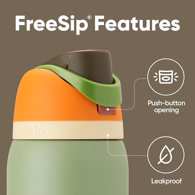 Owala FreeSip Stainless Steel Water Bottle 32 oz Camo Cool - Image 3