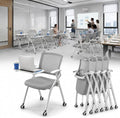 2 Pack Foldable Office Training Chairs by Unknown