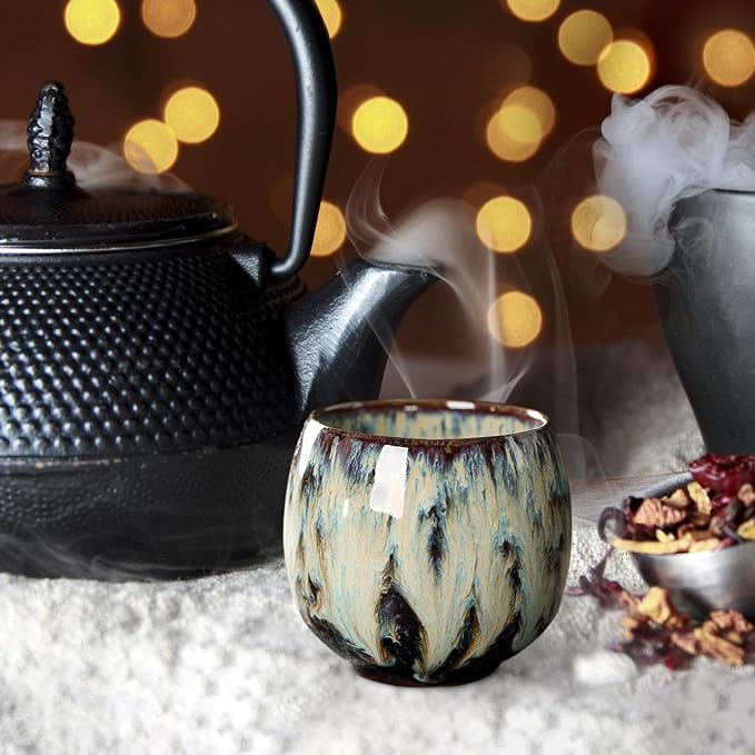3X Ceramic Mug Teacup Kitchen Utensils Coffee Mug Infuser Handmade Ceramic - Image 7