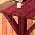 Pearl Table Runner Summer Tulle Gauze Sheer Wedding Party Home Decor | Red by Socomi