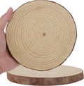 KINJOEK 12 PCS 6-7 Inch Natural Wood Slices by KINJOEK