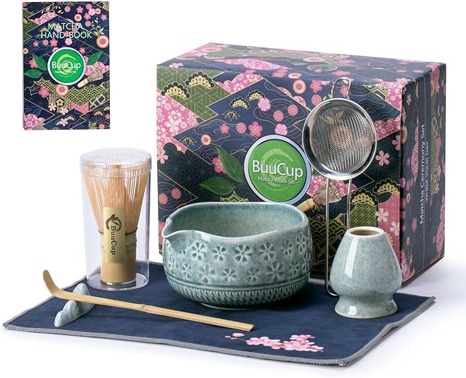 Buucup Blue Matcha Set, Ceramic Bowl Kit by Buucup