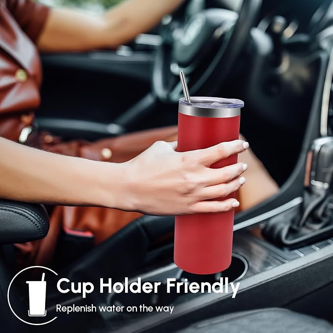 Volhoply 4 Pack Skinny Tumblers - Image 4