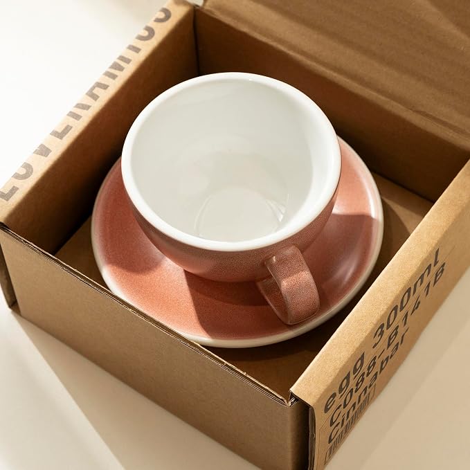 Loveramics Matt Cappuccino Cup, 10 oz Ceramic Latte Art Mug - Image 3