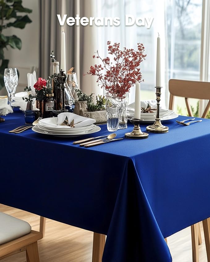 Pureegg Plastic Table Cloth Disposable 12 Pack, 54 x 108 Inch Table Cloths - Image 6