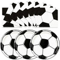 50PCS Soccer Plates and Napkins, 7inch Disposable Tableware Set | Soccer Themed by Unknown