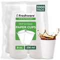 Freshware Coffee Cups 8 oz Disposable Paper Cups by Freshware